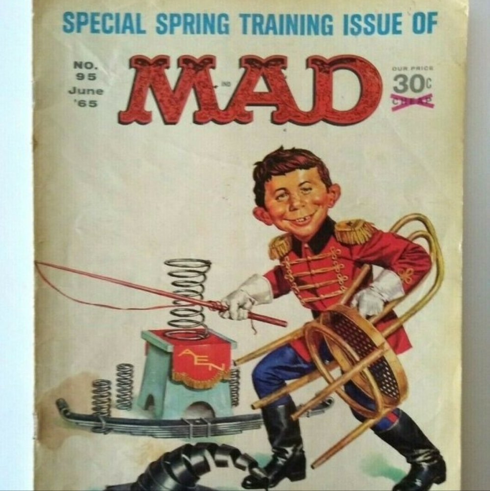 Mad Magazine Special Spring Training Issue No. 95 June 1965